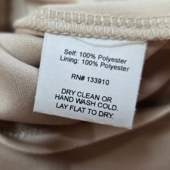 Show Me Your Mumu Beige Tan Caitlin Ruffle Maxi Bridesmaid Formal Dress Size XS - Picture 11 of 12